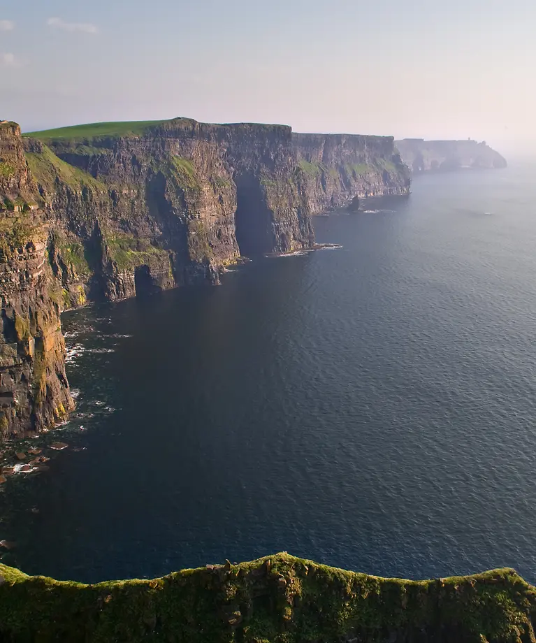 Man erkennt die berühmten Klippen von Moher.